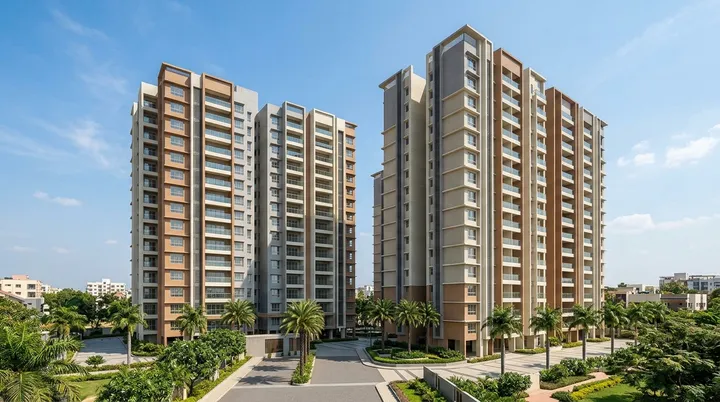 Century WinningKind tower exterior view showing modern architectural design at Attur Layout, Yelahanka